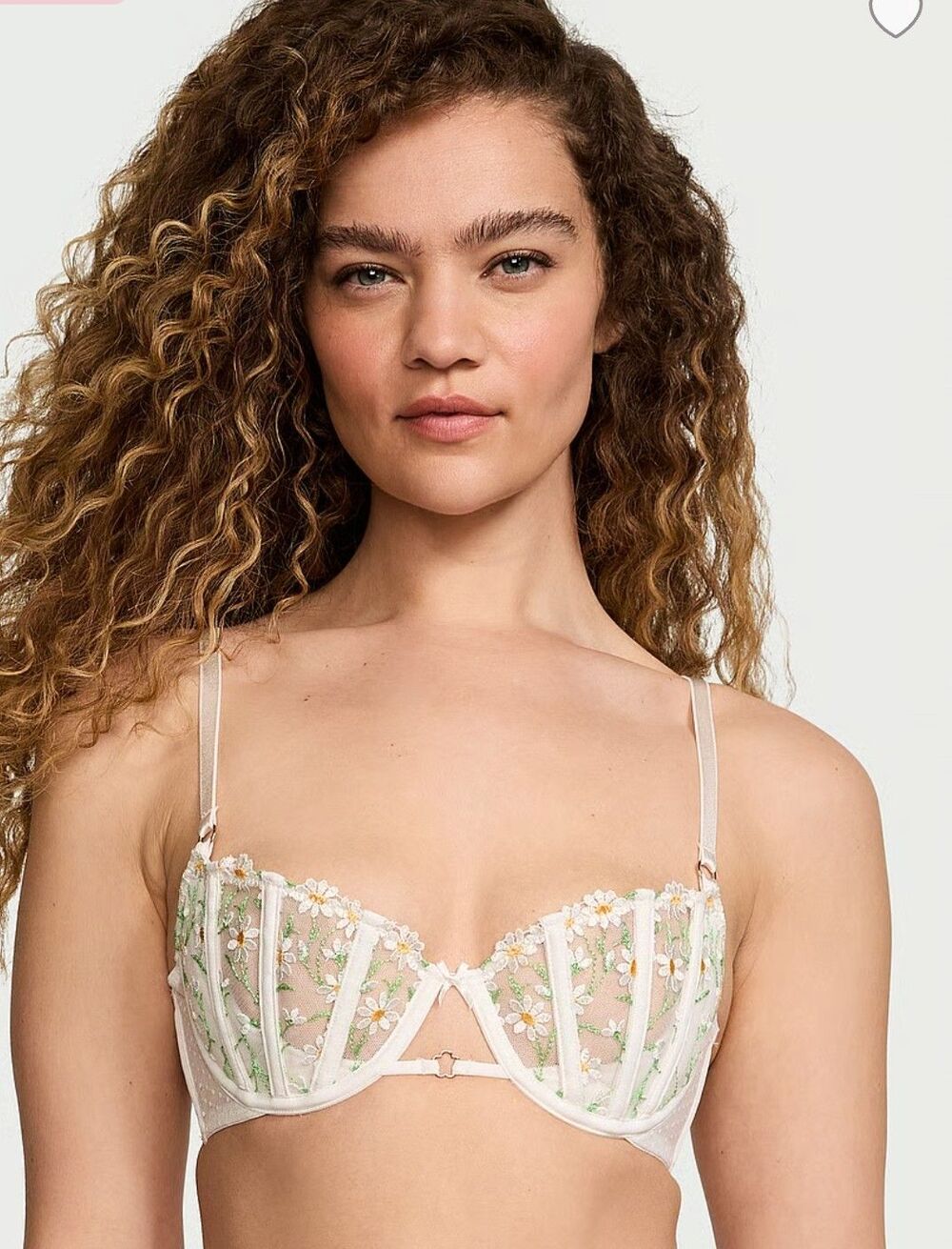 Victoria’s Secret Dream Angels Wicked Unlined Daisy Chain Embrodered Bra 36G NEW